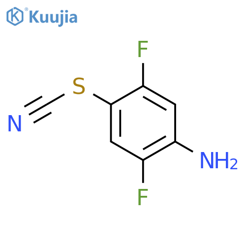 2,5-Difluoro-4-thiocyanatoaniline structure
