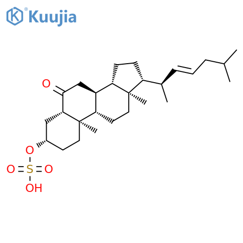 Cholest-22-en-6-one, 3-(sulfooxy)-, (3b,5a,22E)- structure