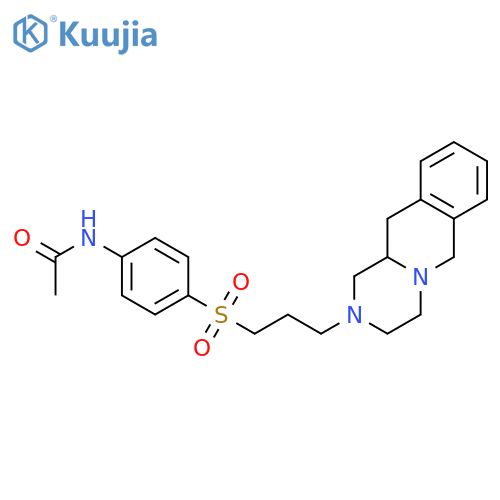 Acetamide,N-[4-[[3-(1,3,4,6,11,11a-hexahydro-2H-pyrazino[1,2-b]isoquinolin-2-yl)propyl]sulfonyl]phenyl]- structure