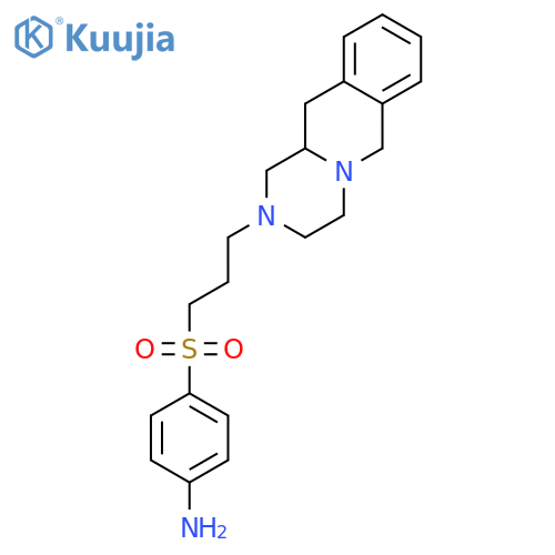 Benzenamine,4-[[3-(1,3,4,6,11,11a-hexahydro-2H-pyrazino[1,2-b]isoquinolin-2-yl)propyl]sulfonyl]- structure