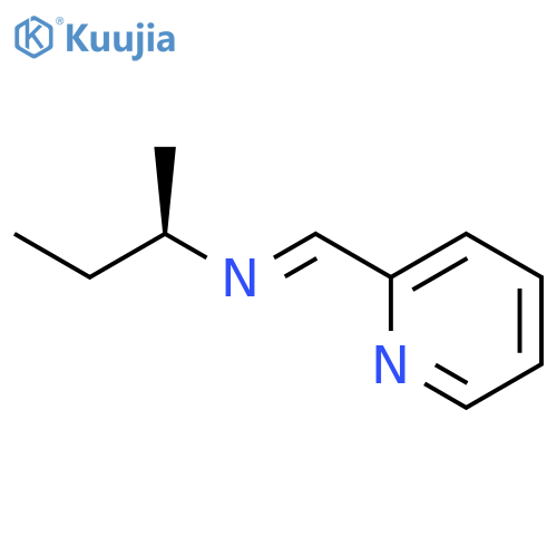 2-Butanamine, N-(2-pyridinylmethylene)-, (R)- structure