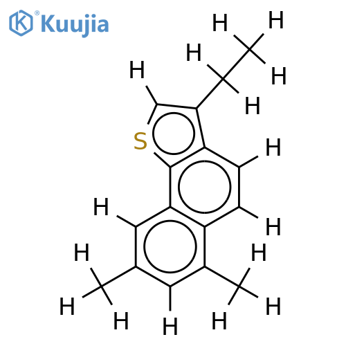 3-Aethyl-6,8-dimethyl-naphtho[1,2-b]thiophen structure