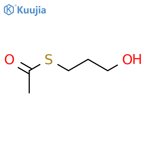 Ethanethioic acid, S-(3-hydroxypropyl) ester structure