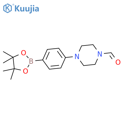 4-(4-Formylpiperazinyl)phenylboronic Acid Pinacol Ester structure