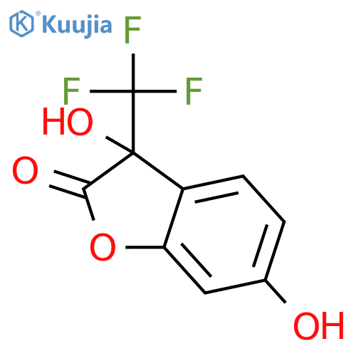 2(3H)-Benzofuranone, 3,6-dihydroxy-3-(trifluoromethyl)- structure