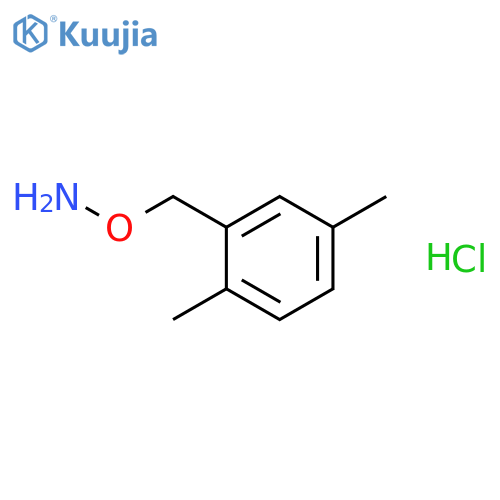 Hydroxylamine, O-[(2,5-dimethylphenyl)methyl]-, hydrochloride structure
