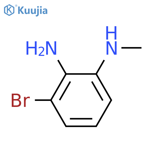 3-Bromo-1-N-methylbenzene-1,2-diamine structure