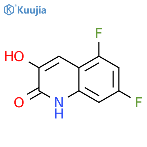 5,7-Difluoro-3-hydroxyquinolin-2(1H)-one structure