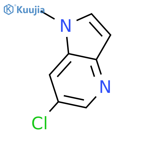 6-chloro-1-methylpyrrolo[3,2-b]pyridine structure
