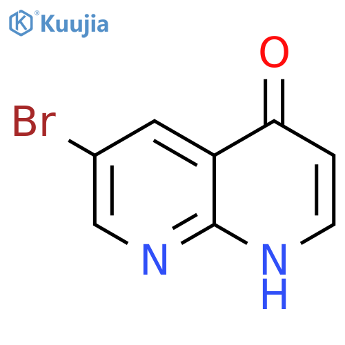 6-Bromo-1,8-naphthyridin-4(1H)-one structure