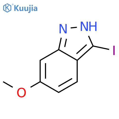 3-Iodo-6-methoxy-2H-indazole structure