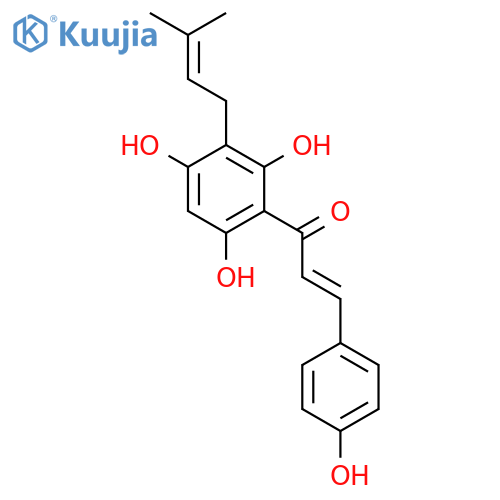 Desmethylxanthohumol structure