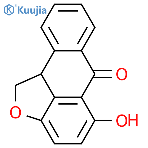 Morindafurone; (+)-form structure