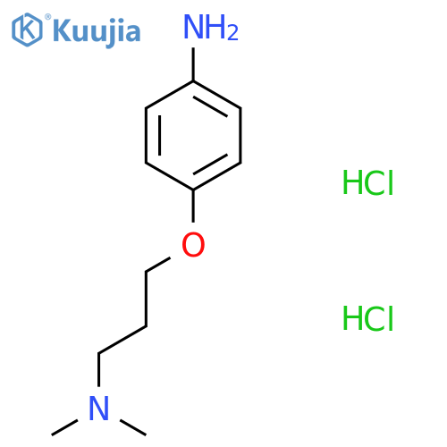 4-3-(Dimethylamino)propoxyaniline Dihydrochloride structure