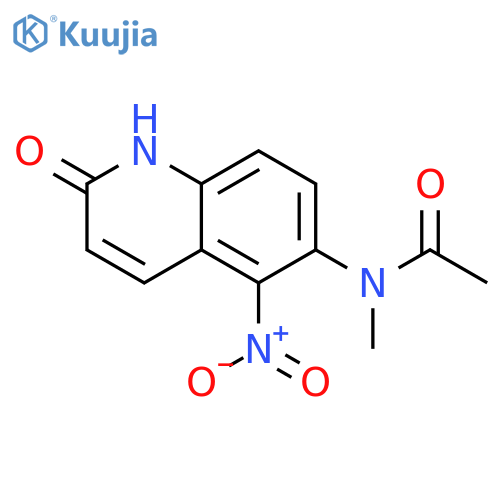 Acetamide, N-(1,2-dihydro-5-nitro-2-oxo-6-quinolinyl)-N-methyl- structure