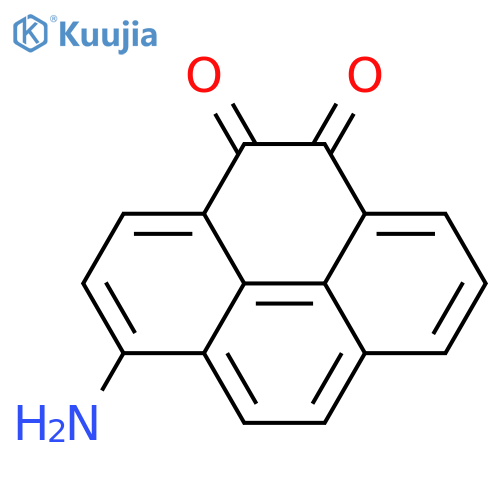 4,5-Pyrenedione,1-amino- structure