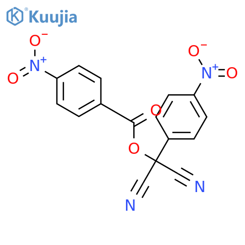 PROPANEDINITRILE, [(4-NITROBENZOYL)OXY](4-NITROPHENYL)- structure