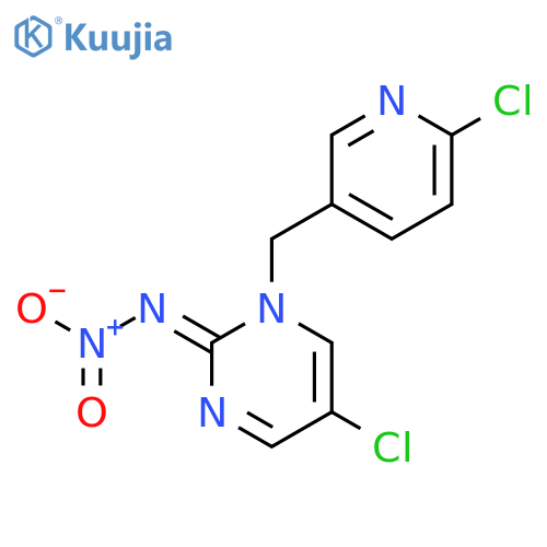 2(1H)-Pyrimidinimine, 5-chloro-1-[(6-chloro-3-pyridinyl)methyl]-N-nitro- structure