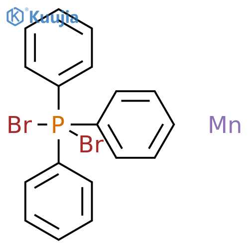 Manganese, dibromo(triphenylphosphine)- structure