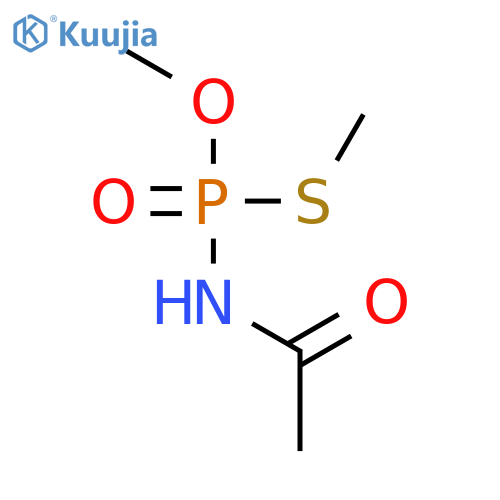Phosphoramidothioicacid, N-acetyl-, O,S-dimethyl ester structure