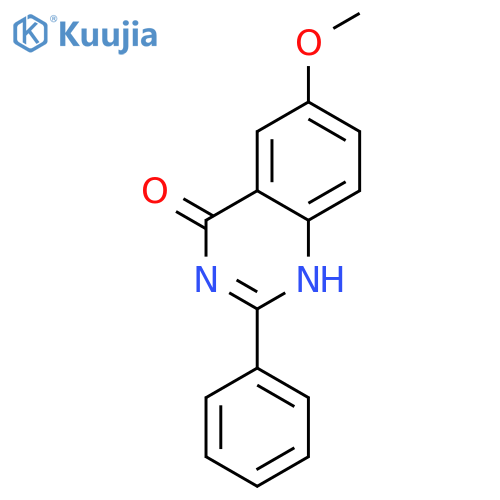 4(1H)-Quinazolinone, 6-methoxy-2-phenyl- structure