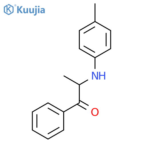 1-Propanone, 2-[(4-methylphenyl)amino]-1-phenyl- structure