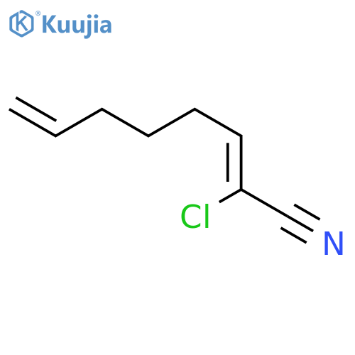 2,7-Octadienenitrile, 2-chloro-, (Z)- structure