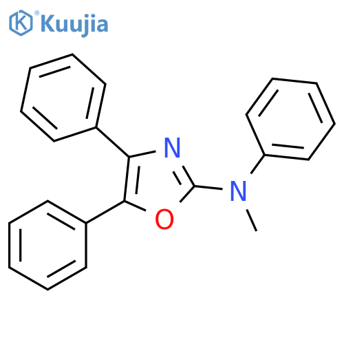 2-Oxazolamine, N-methyl-N,4,5-triphenyl- structure