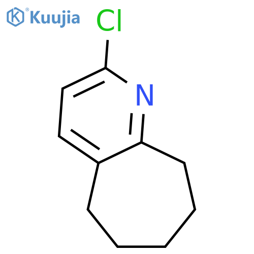 2-chloro-6,7,8,9-tetrahydro-5h-cyclohepta[b]pyridine structure