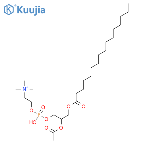 Ethanaminium,2-[[[2-(acetyloxy)-3-[(1-oxohexadecyl)oxy]propoxy]hydroxyphosphinyl]oxy]-N,N,N-trimethyl-,inner salt structure