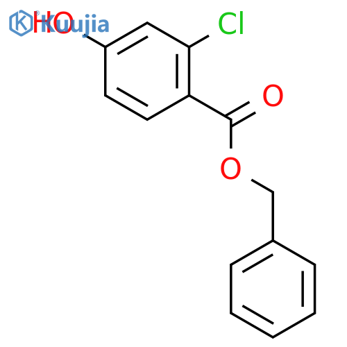benzyl 2-chloro-4-hydroxybenzoate structure