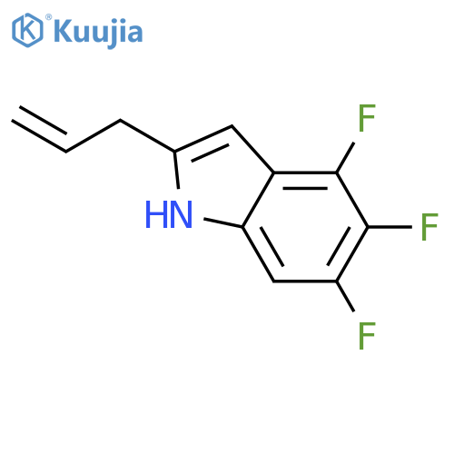 4,5,6-trifluoro-2-(2-propen-1-yl)-1H-Indole structure