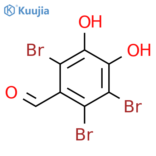 Benzaldehyde, 2,3,6-tribromo-4,5-dihydroxy- structure