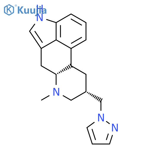 Ergoline,6-methyl-8-(1H-pyrazol-1-ylmethyl)-, (8a)- (9CI) structure