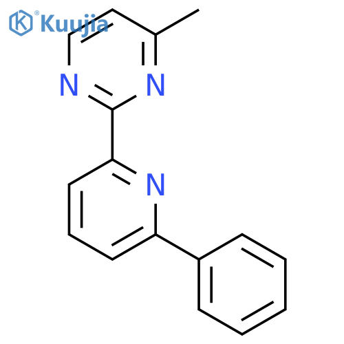 4-methyl-2-(6-phenylpyridin-2-yl)pyrimidine structure