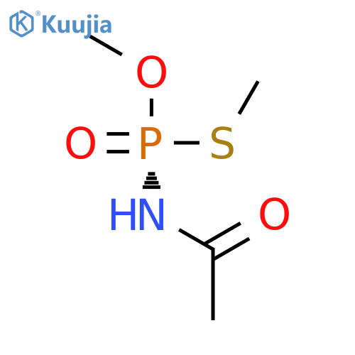 Phosphoramidothioic acid, acetyl-, O,S-dimethyl ester, (S)- structure