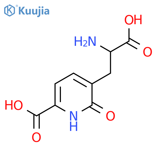 alpha-Amino-6-carboxy-1,2-dihydro-2-oxo-3-pyridinepropanoic acid structure
