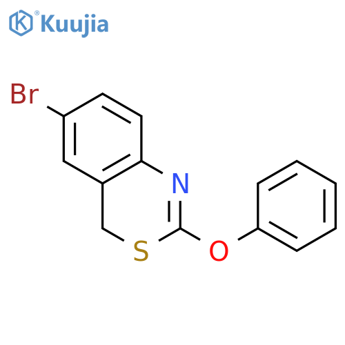4H-3,1-Benzothiazine, 6-bromo-2-phenoxy- structure