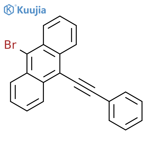9-Bromo-10-(phenylethynyl)anthracene structure