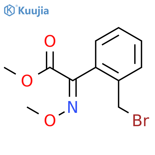 Methyl 2-(2-(Bromomethyl)phenyl)-2-(methoxyimino)acetate structure