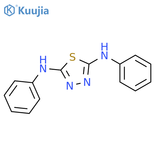 1,3,4-Thiadiazole-2,5-diamine,N2,N5-diphenyl- structure