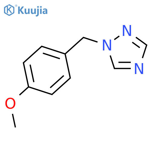 1-(4-Methoxyphenyl)methyl-1,2,4-triazole structure