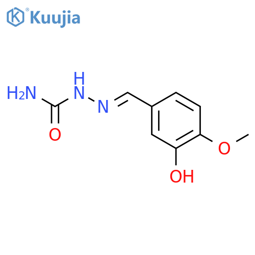 Hydrazinecarboxamide, 2-[(3-hydroxy-4-methoxyphenyl)methylene]- structure