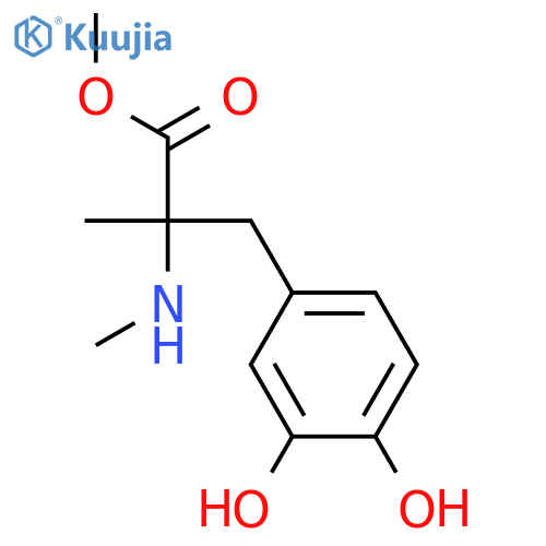 3,4-Dimethoxy-alpha-methyl-dopa structure