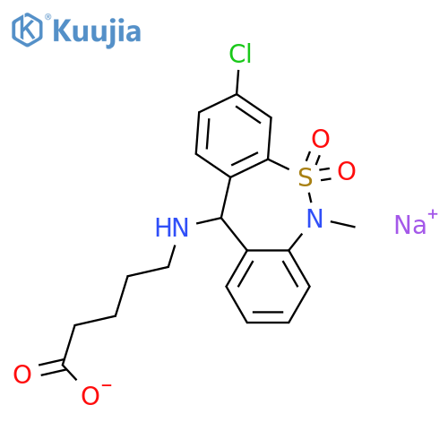 Tianeptine Metabolite MC5 Sodium Salt structure