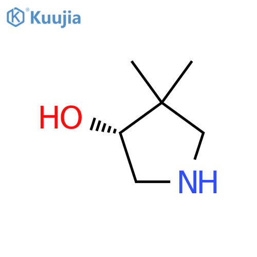 (3R)-4,4-Dimethylpyrrolidin-3-ol structure