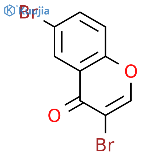 4H-1-Benzopyran-4-one,3,6-dibromo- structure
