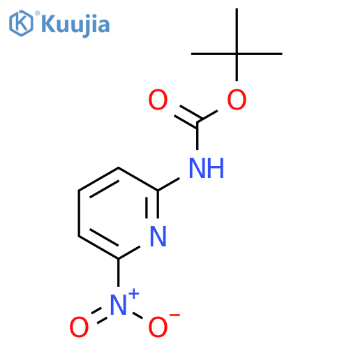 (6-Nitropyridin-2-yl)carbamic acid tert-butyl ester structure