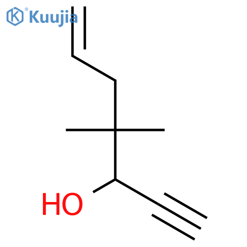 6-Hepten-1-yn-3-ol, 4,4-dimethyl- structure