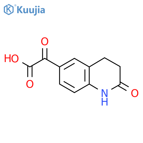 3,4-Dihydroquinoline-2-one 6-Oxoacetic Acid structure